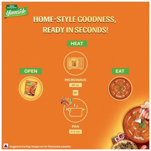 Tata Sampann Yumside Delhi Style Butter Chicken - Ready To Eat Meal, 285 g-7.webp